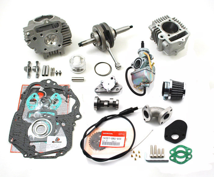 Kit TB de gran diámetro de 108 cc, cabezal de carrera V1 y kit de carburador de 24 mm - CT70 80-81 y CT70H K0-K1 - TBW9093