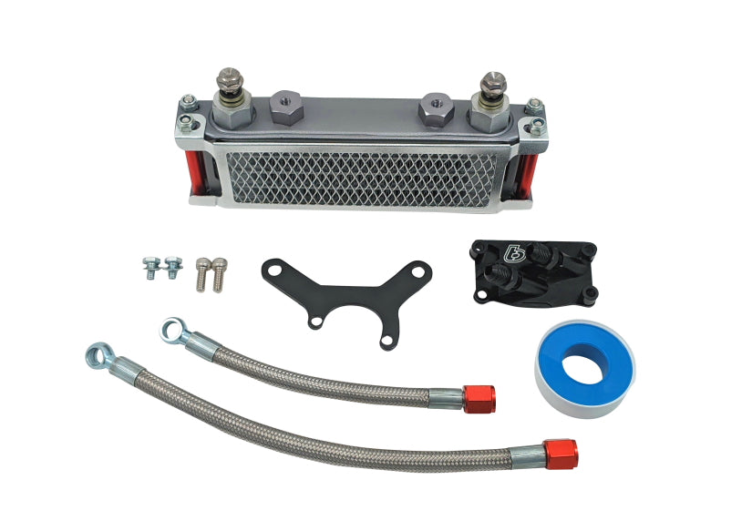 Kit de enfriador de aceite TB, placa negra - Cabezal Honda V2 - TBW9188
