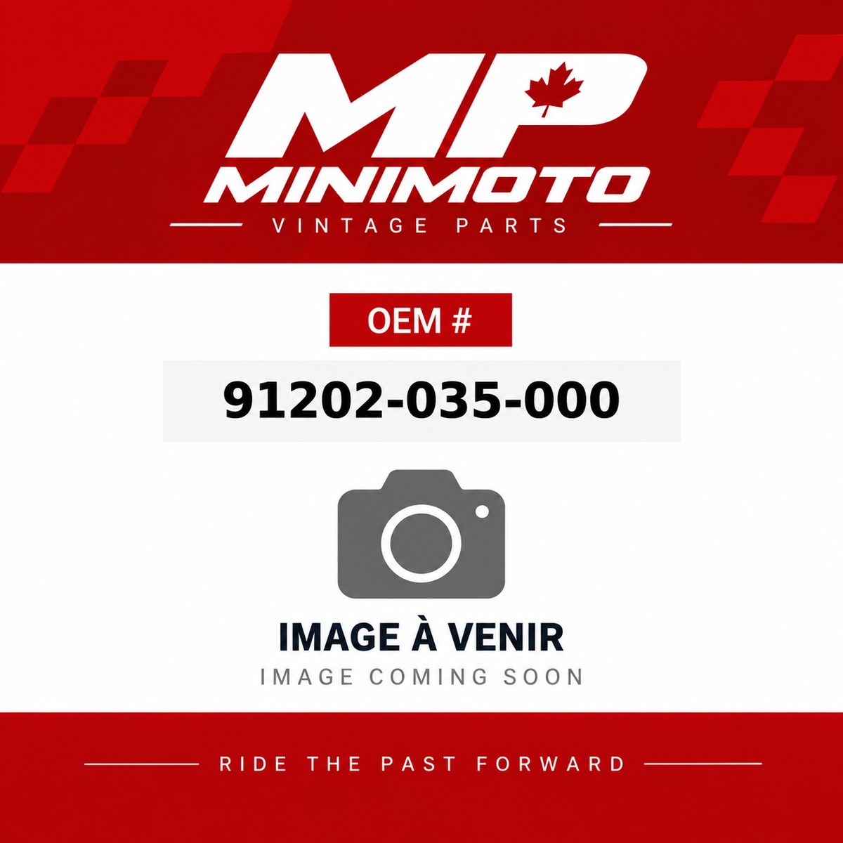 MP MiniMoto – Image à venir – OEM P/N 91317-703-000