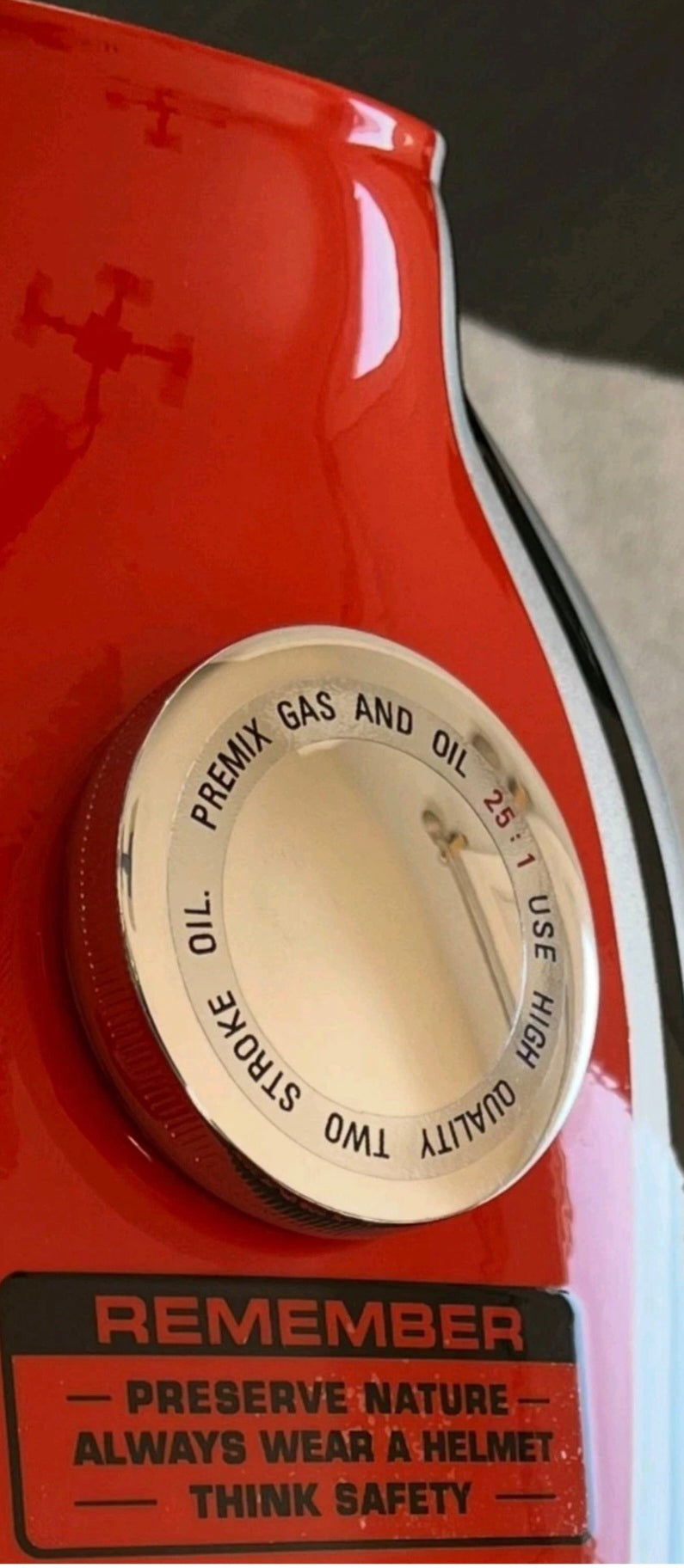 Honda MR50 1974-75 Fuel Cap Decal