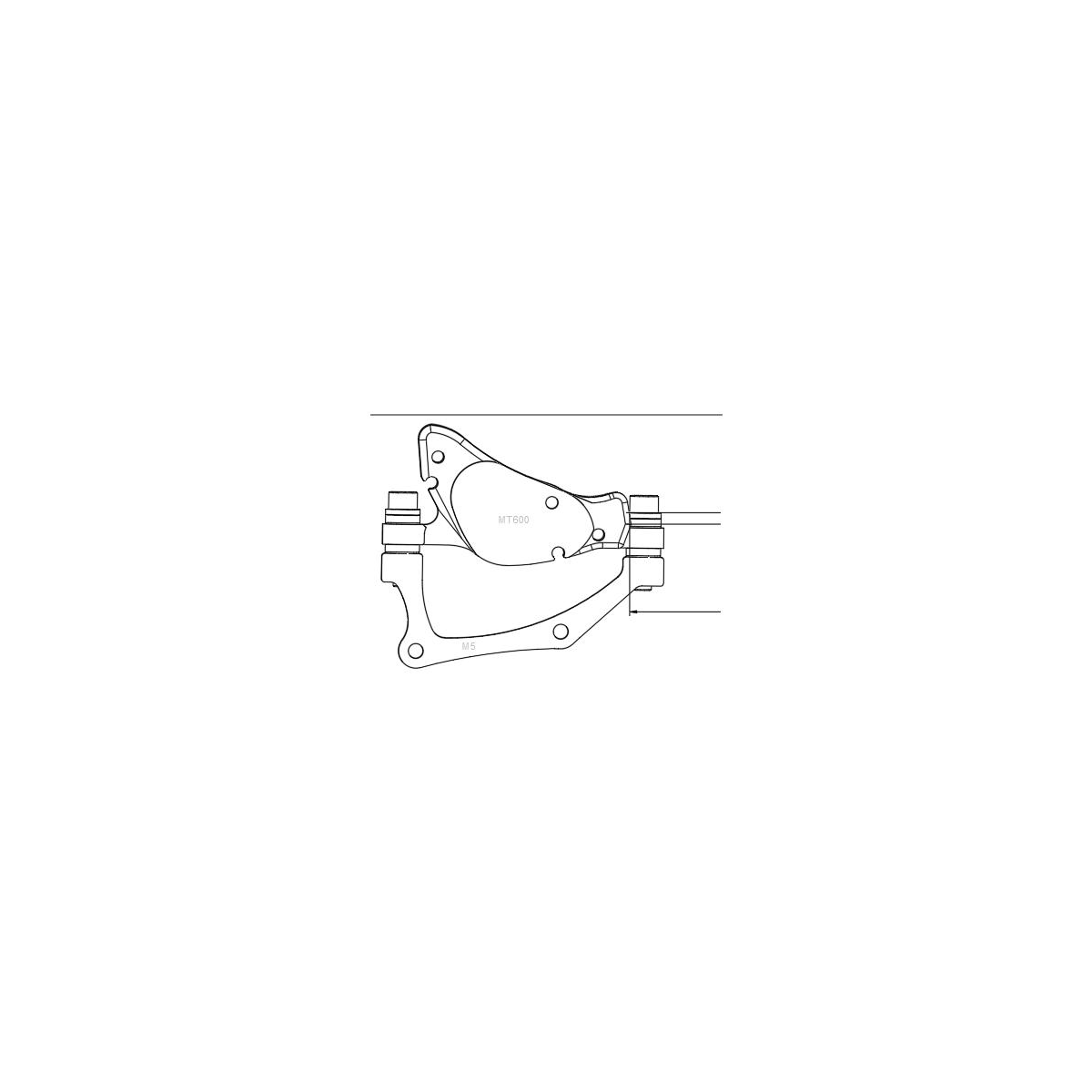 GT73 Rear Brake Caliper