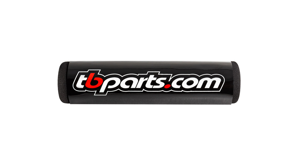 Almohadilla para manillar TB, negra con logotipo TB - TBW1128
