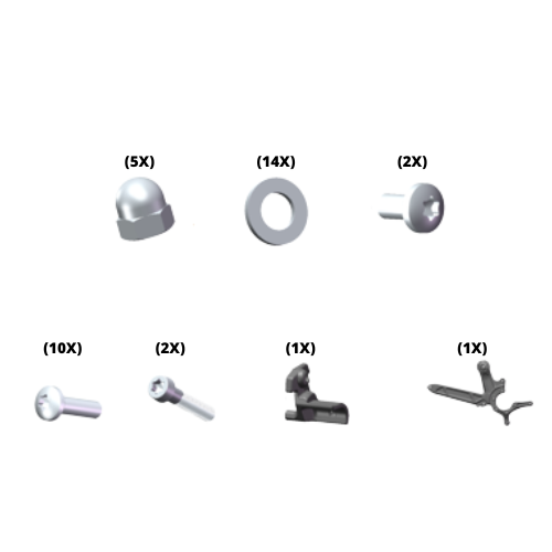 Partie gauche du cadre + support de batterie gauche — BE11-039