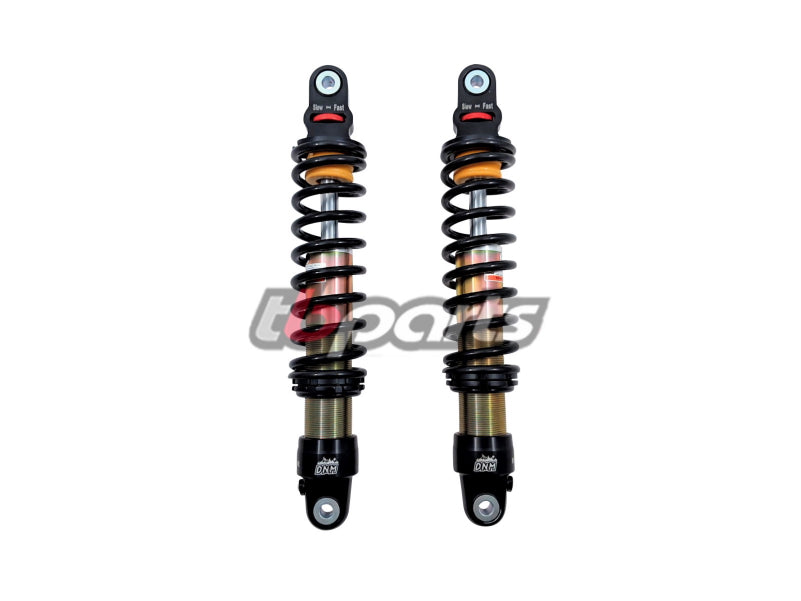 Juego de amortiguador trasero DNM, negro - 330 mm - CT70 K0-82 - TBW1363