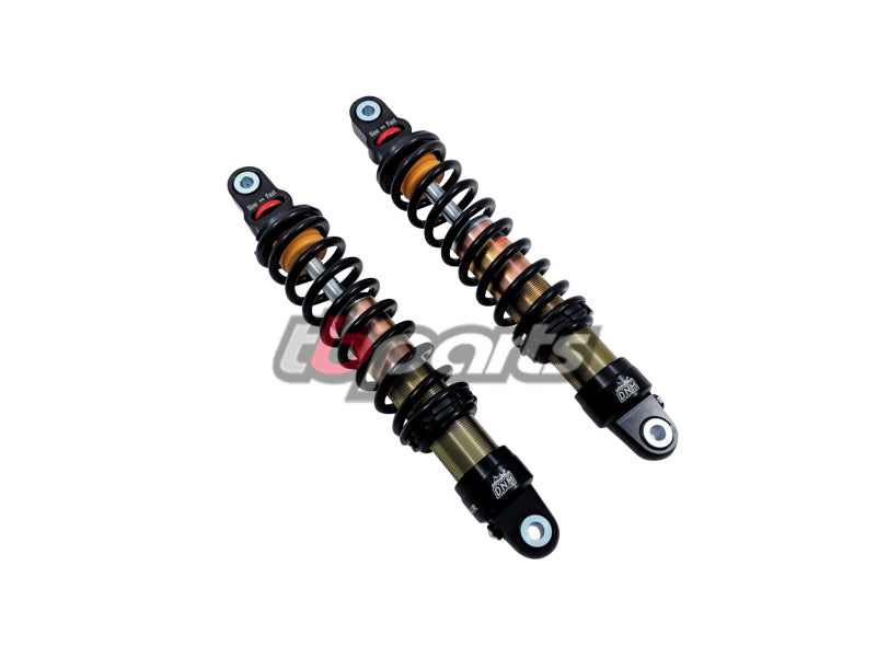 Juego de amortiguador trasero DNM, negro - 330 mm - CT70 K0-82 - TBW1363