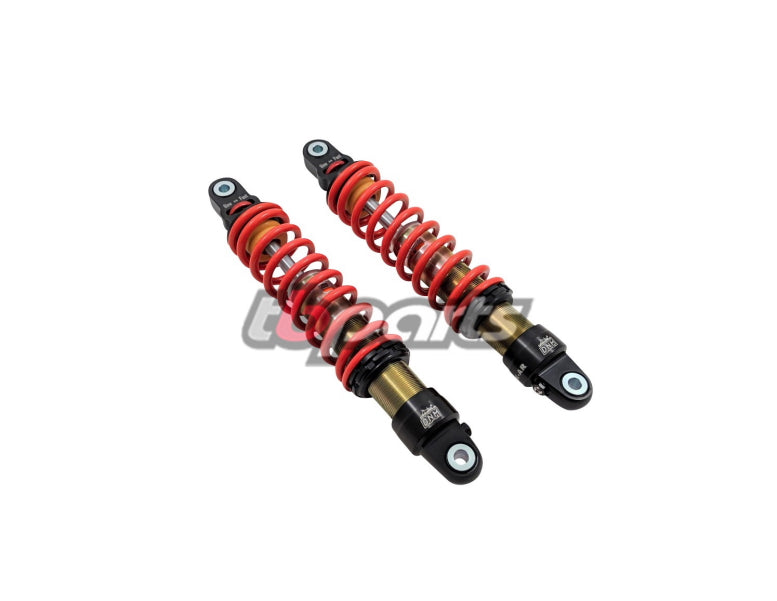 Juego de amortiguador trasero DNM, rojo - 330 mm - CT70 K0-82 - TBW1364