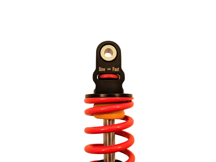 Juego de amortiguador trasero DNM, rojo - 330 mm - CT70 K0-82 - TBW1364