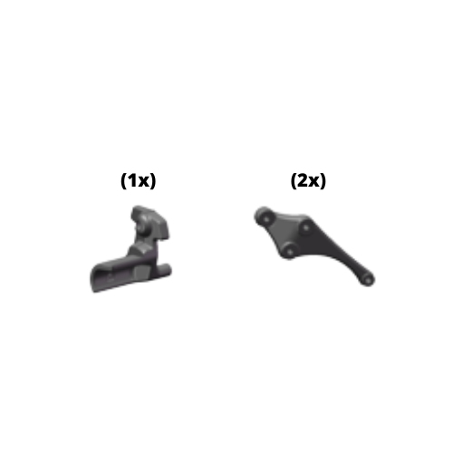 Pièce Apollo BE11-043 — Shock absorber fix holder + Right battery holder