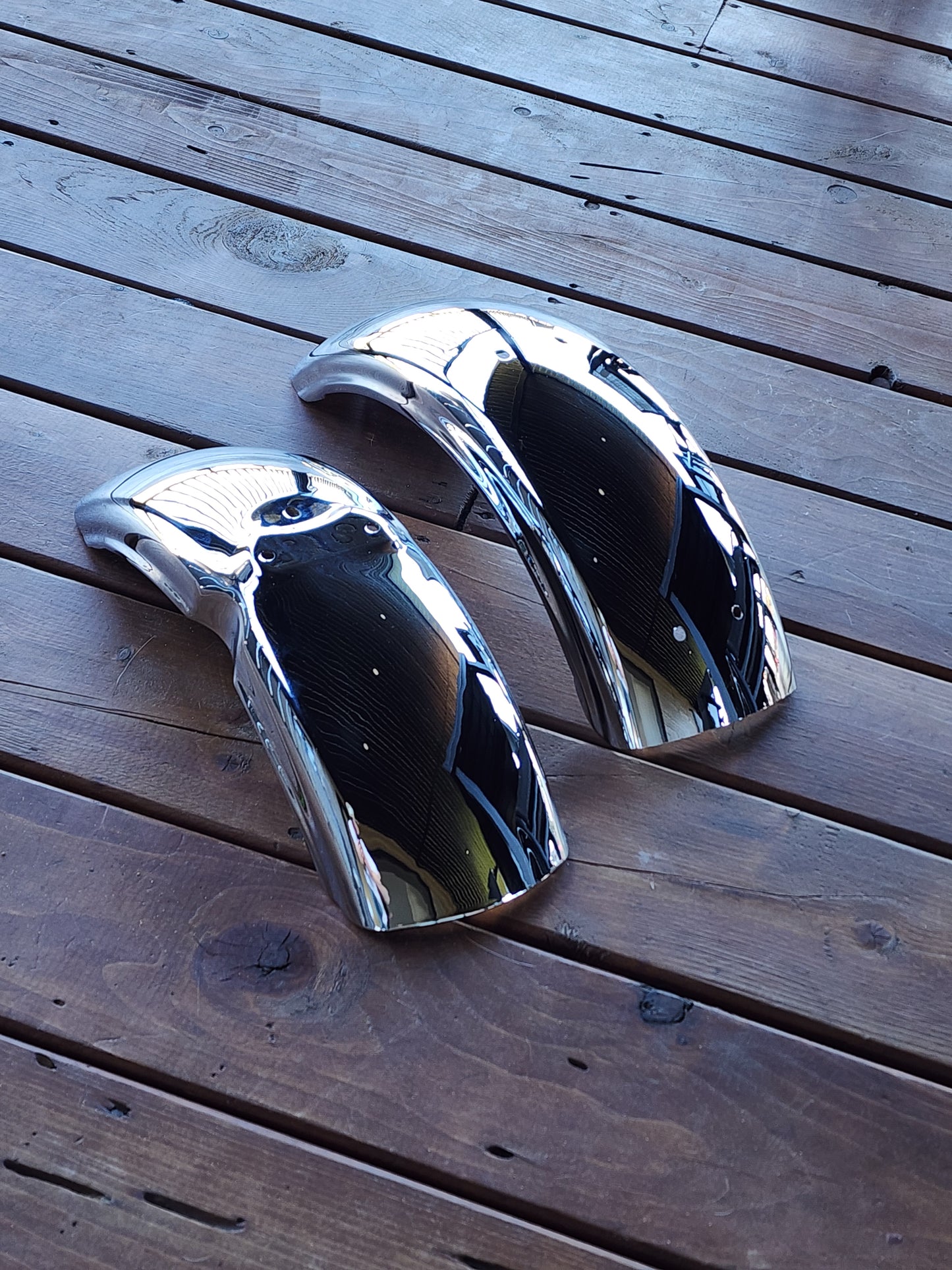 Rolled Edge Front-rear chrome fender for CT70 K0~78 and CT70H HK0-HK1