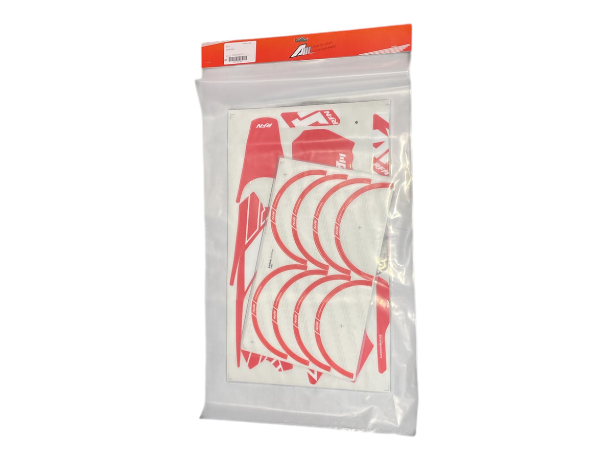 Pièce Apollo E250-043-RD — sticker Red