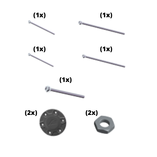 Kit de fixation pour bras oscillant arrière — BE11-044