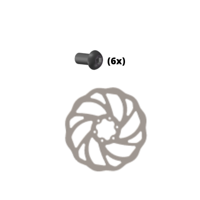 Pièce Apollo BE11-002 — Brake Disc + Bolt