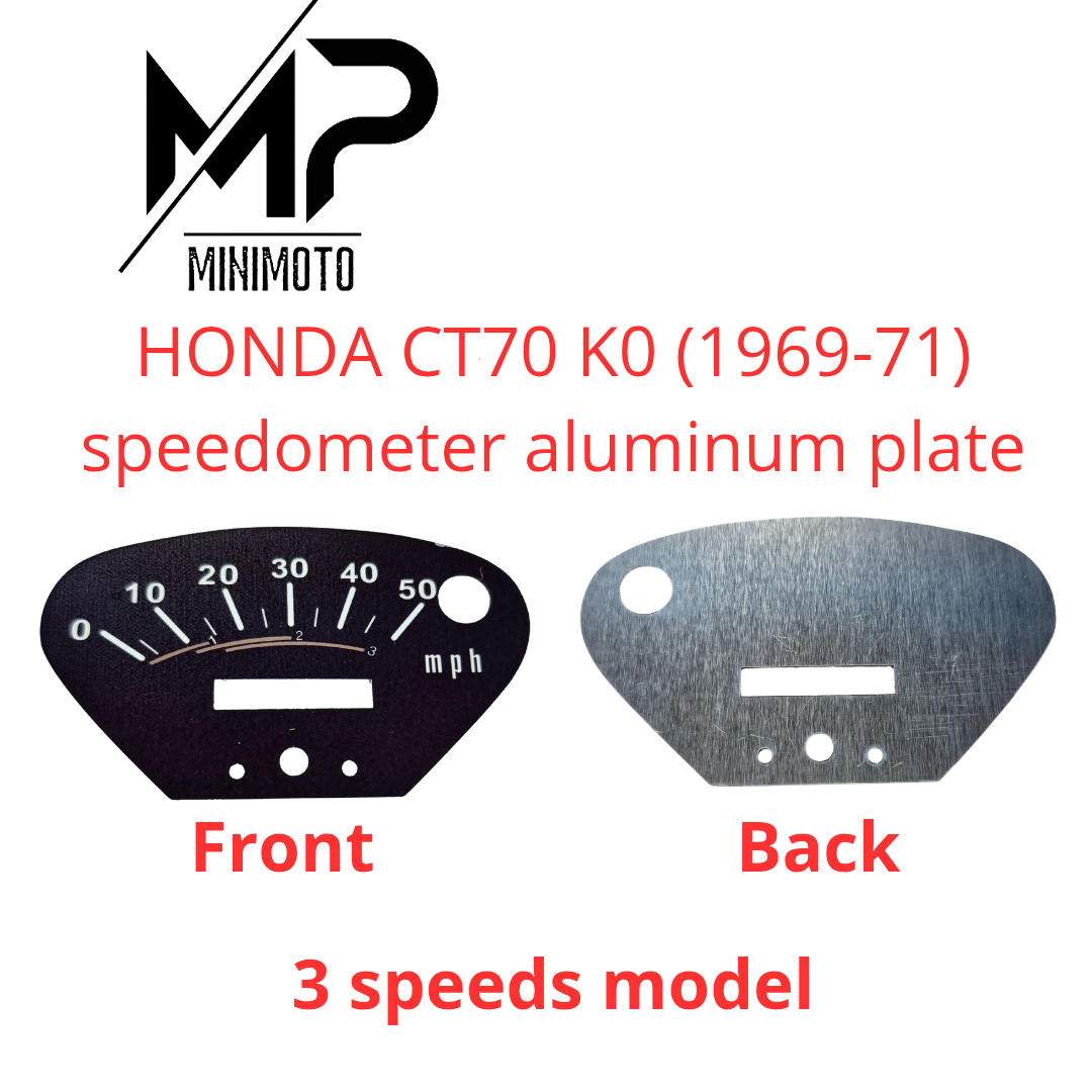 Placa del velocímetro para Honda CT70 K0