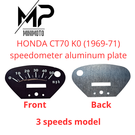 Speedometer Plate for Honda CT70 K0