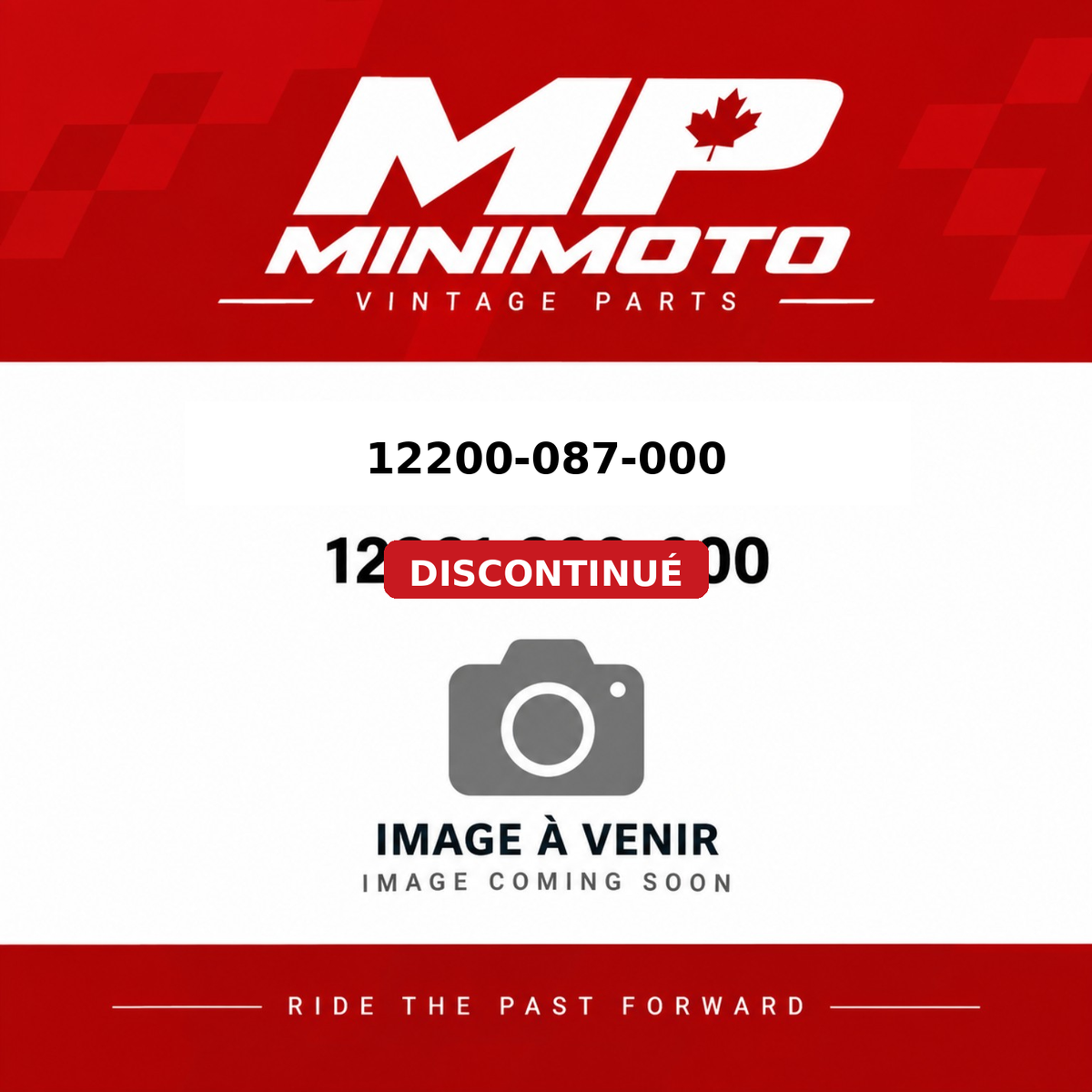 MP MiniMoto — OEM 12200-087-000 — DISCONTINUÉ