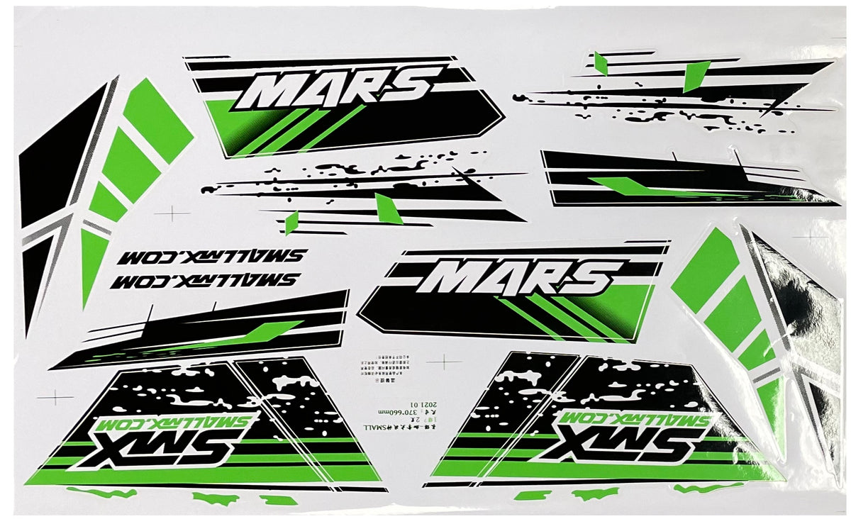 Pièce Apollo SM0188 — STICKERS MARS GREEN