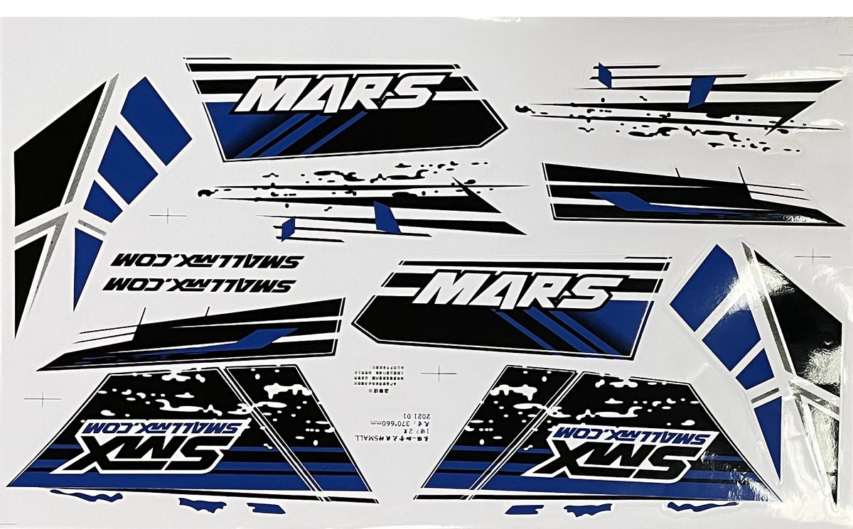 Pièce Apollo SM0189 — STICKERS MARS BLUE